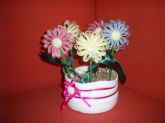 Vaso de Flores em Fitas